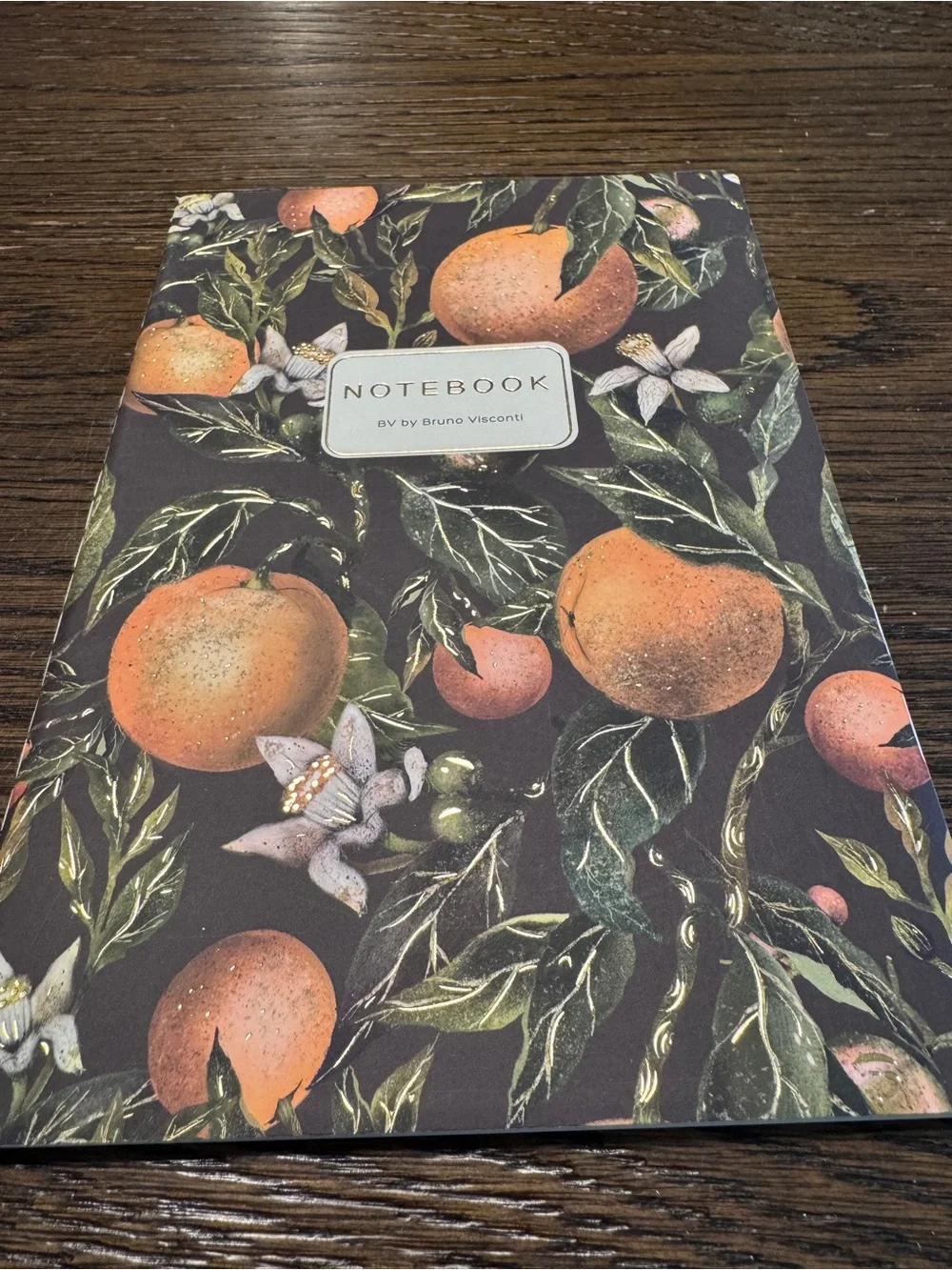 Bruno Visconti Soft Touch Oranges and Blossoms Notebook Journal A5 NEW